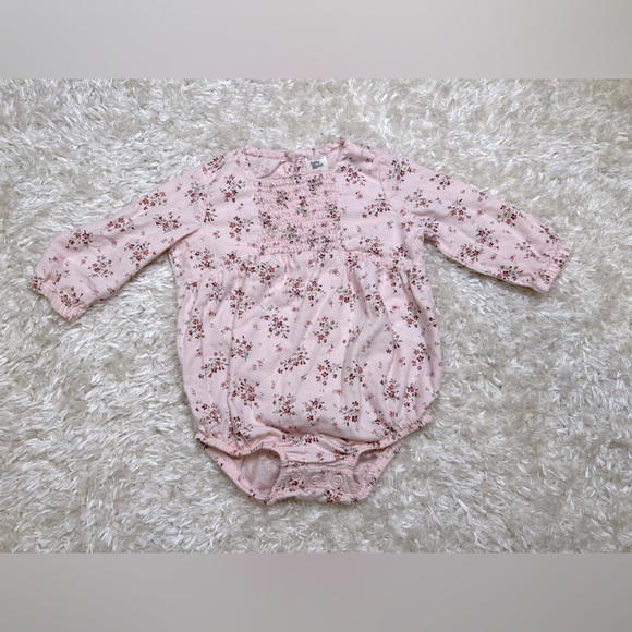 OshKosh B'gosh Other - OSH KOSH || NWOT Infant Pink Floral Bodysuit/Onesie (6M)